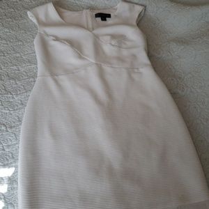 Shimmery white bandage dress